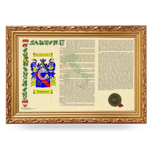 Di graziarosi Armorial Landscape Framed - Gold